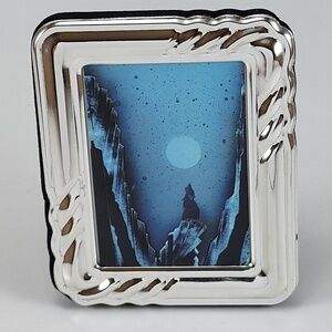 Miniature Glossy "Lone Wolf" Print with Frame by artist Jason Girard